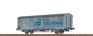 BRAWA 49917 - H0 - Gedeckter Güterwagen -Deutrans-, DR, Ep. IV